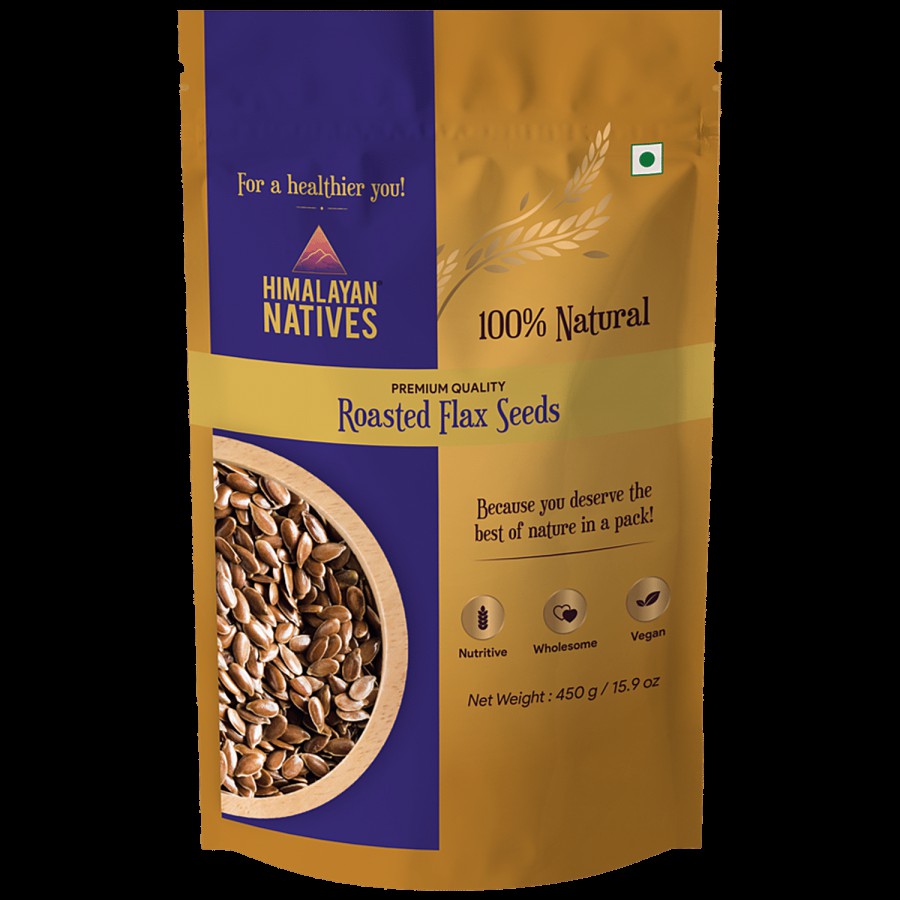 Himalayan Natives Roasted Flax Seeds