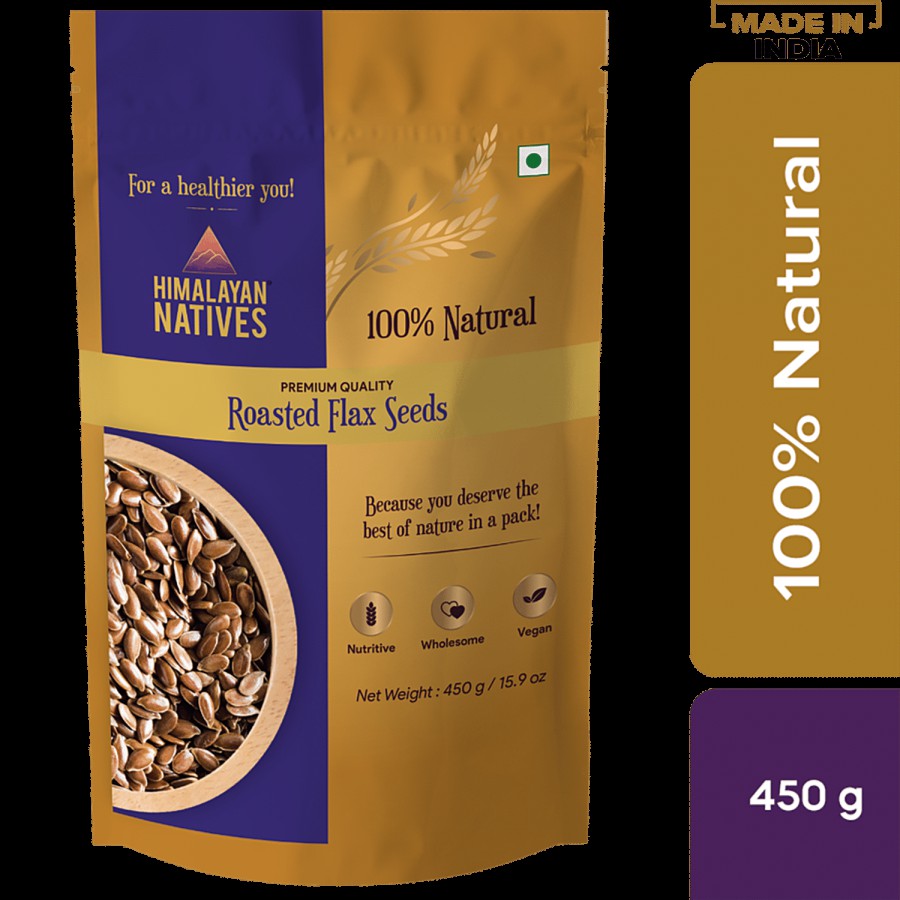 Himalayan Natives Roasted Flax Seeds