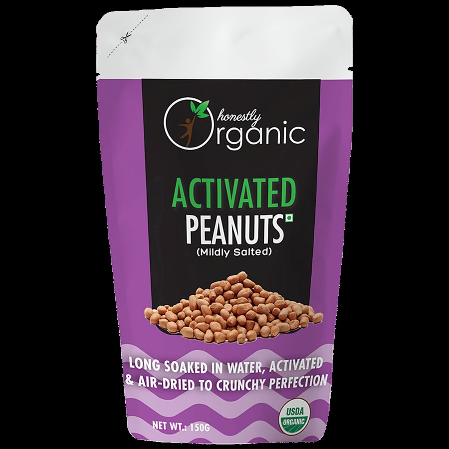 Honestly Organic Activated Peanuts - Mildly Salted