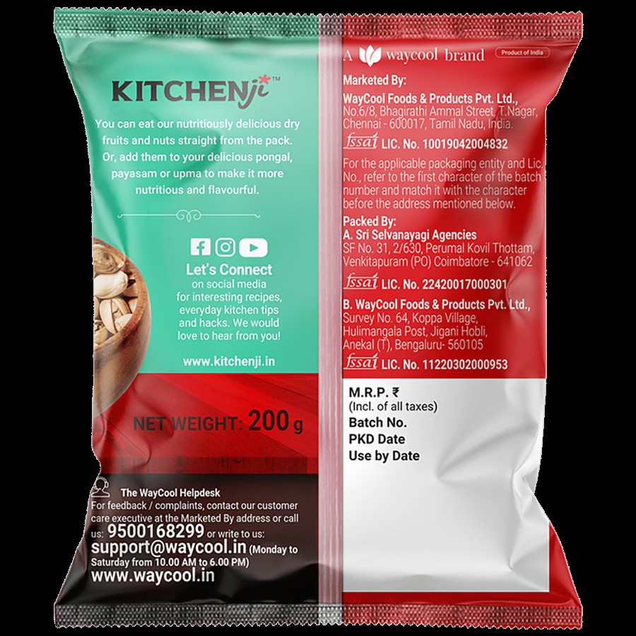 KITCHENJI Pistachios - Flavourful & Delicious