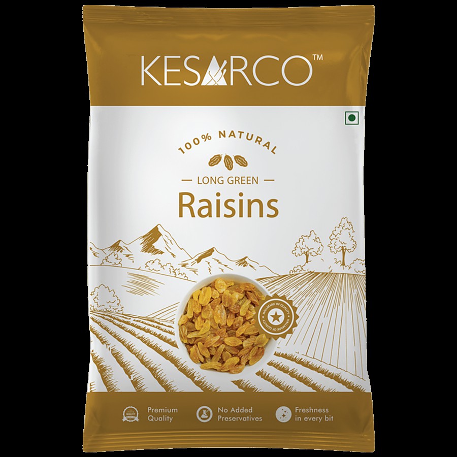 KesarCo Long Green Raisins