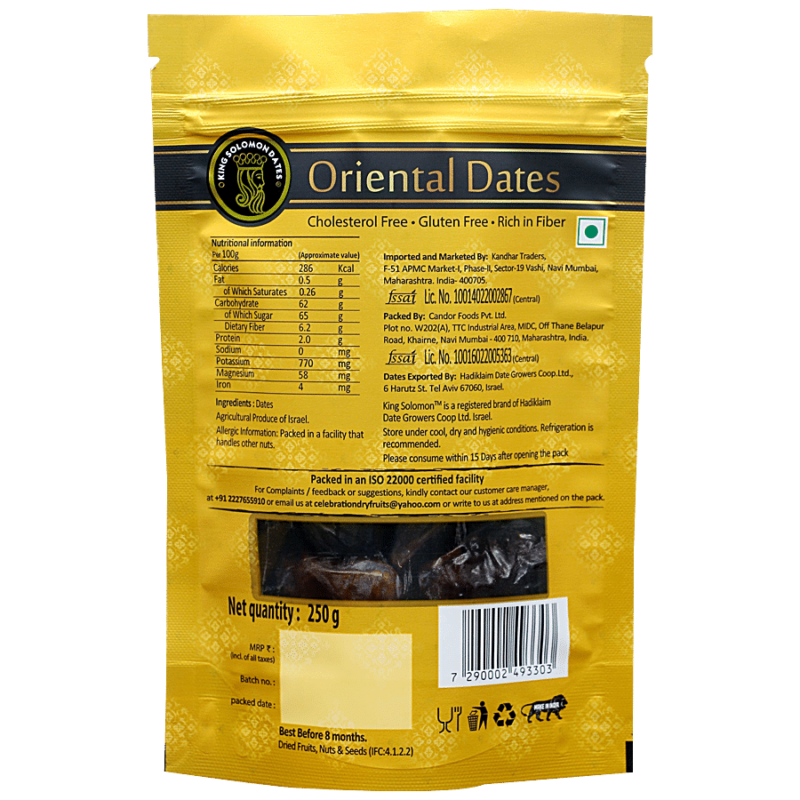 King Solomon Oriental Dates