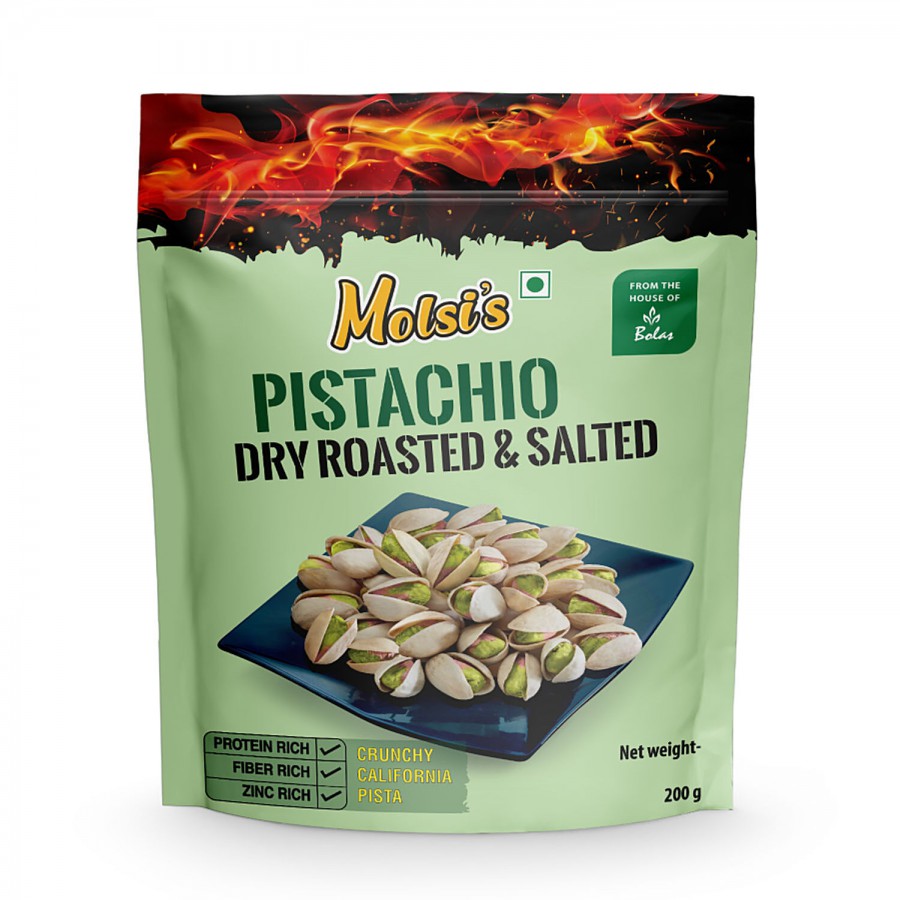 Molsi's Blissfully Salted Pistachios - Roasted Bounty