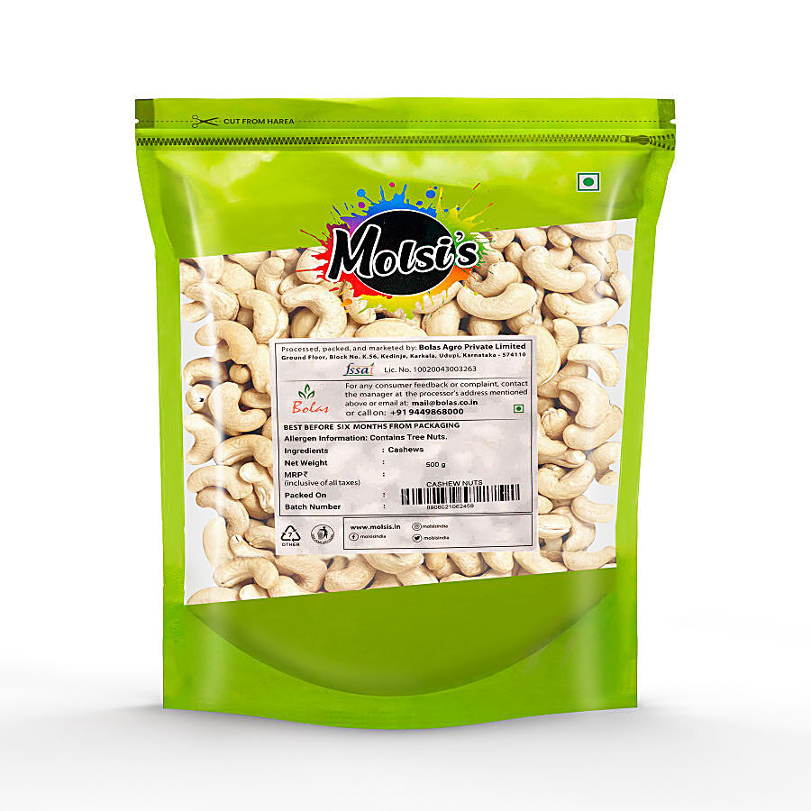 Molsi's Tiny Cashew Nuts - Rich In Fibre