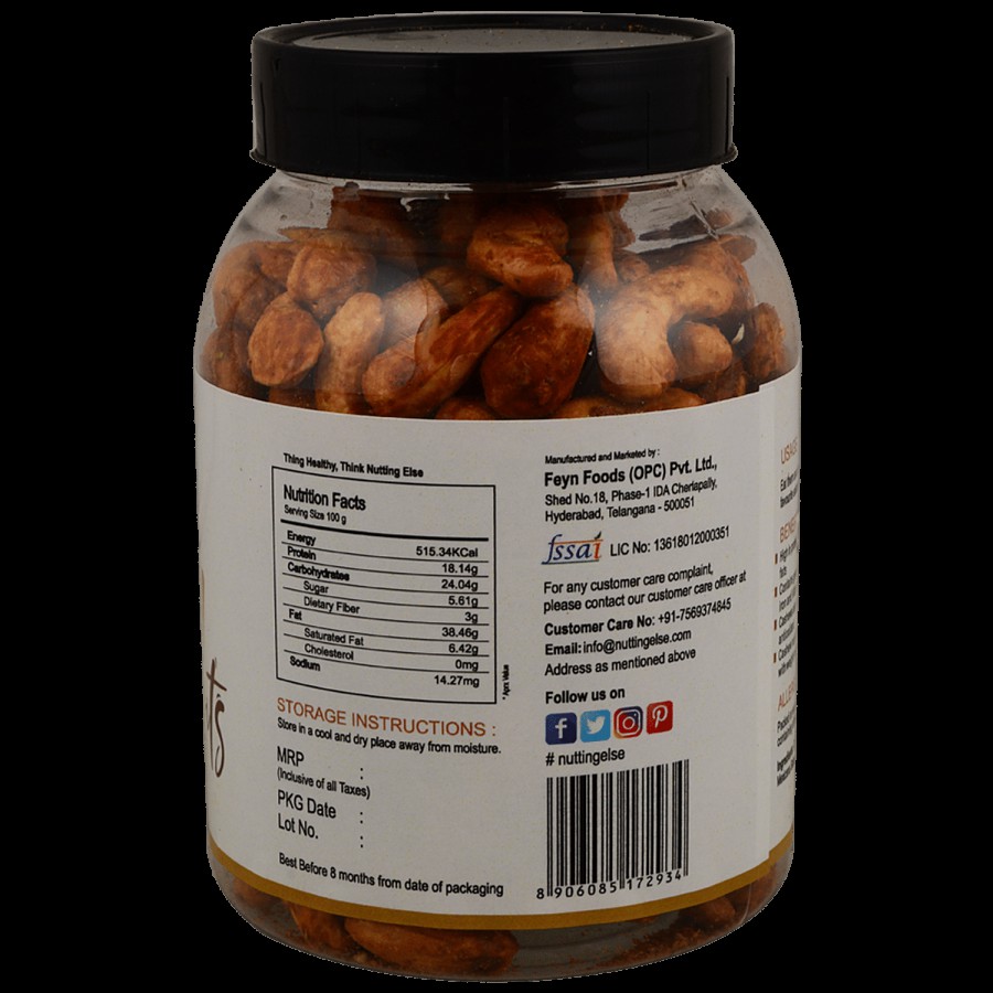 NUTTING ELSE Mexicana Salsa Cashew Nuts - Rich In Protein & Essential Minerals