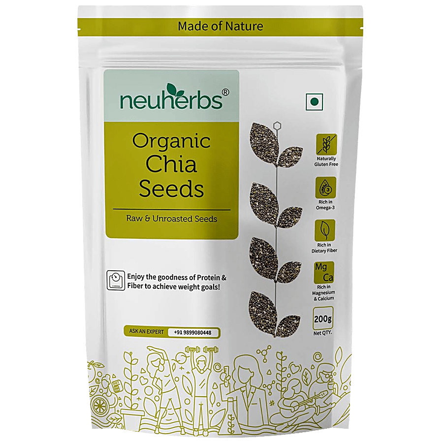 Neuherbs Raw & Unroasted Chia Seeds