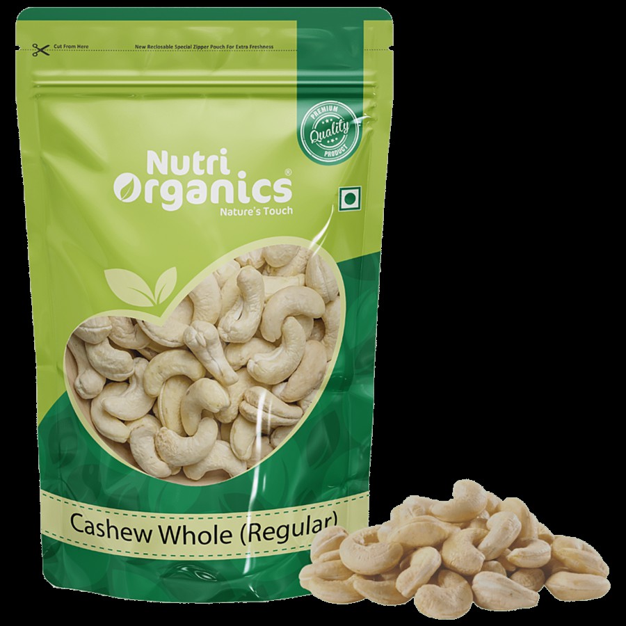 Nutri Organics Cashew Whole - Regular