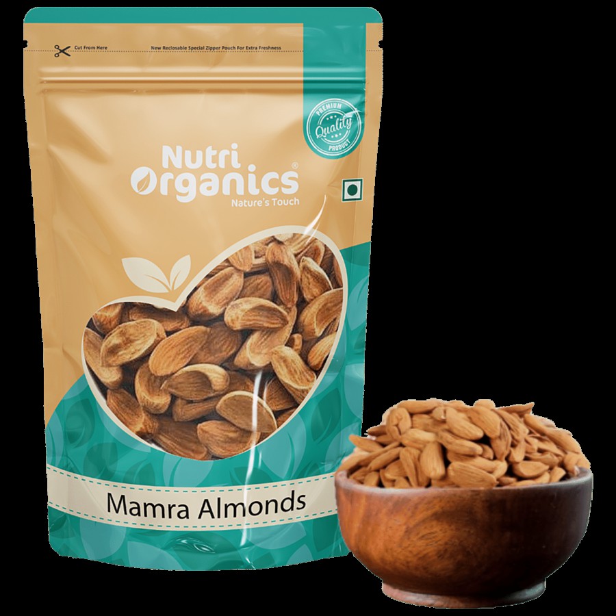 Nutri Organics Mamra Almonds - Premium