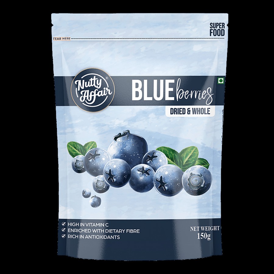 Nutty Affair Blueberries - Dried & Whole