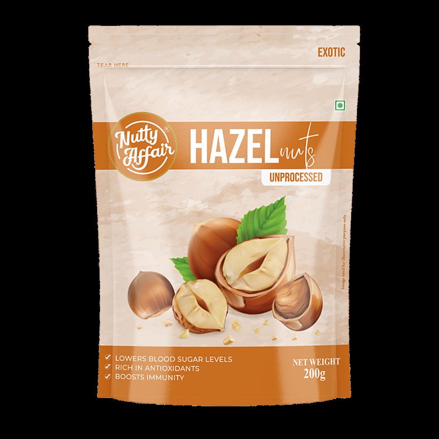 Nutty Affair Exotic Hazelnuts - Unprocessed