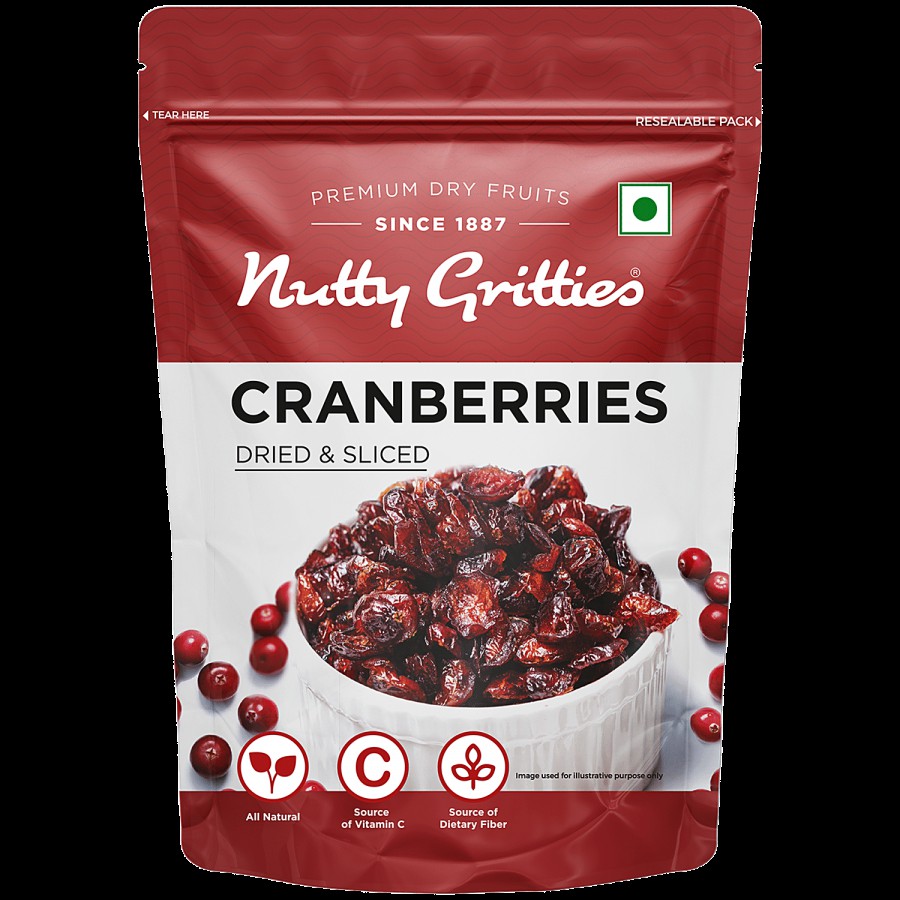 Nutty Gritties Dried & Sliced Cranberries