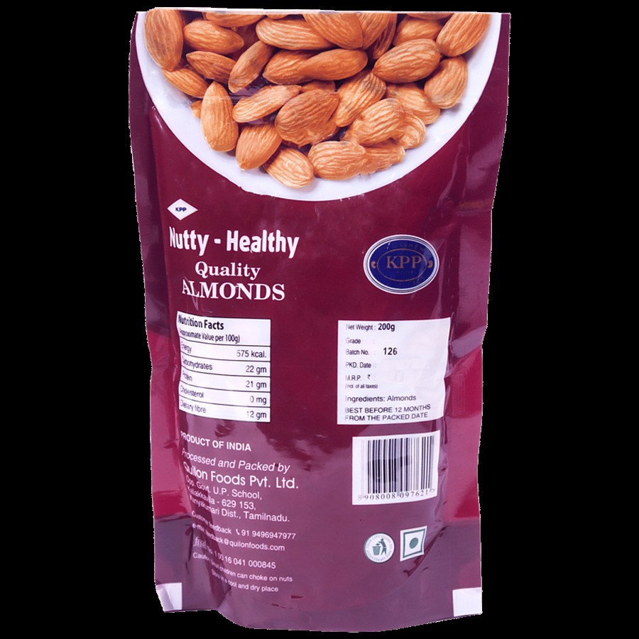 Nutty Healthy Almonds - Plain