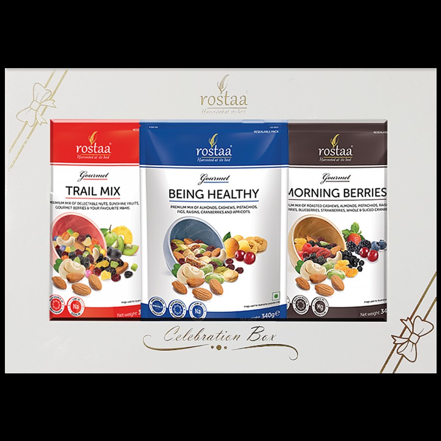 Rostaa Munchie Delight Celebration -  Healthy Mix Of Berries & Nuts