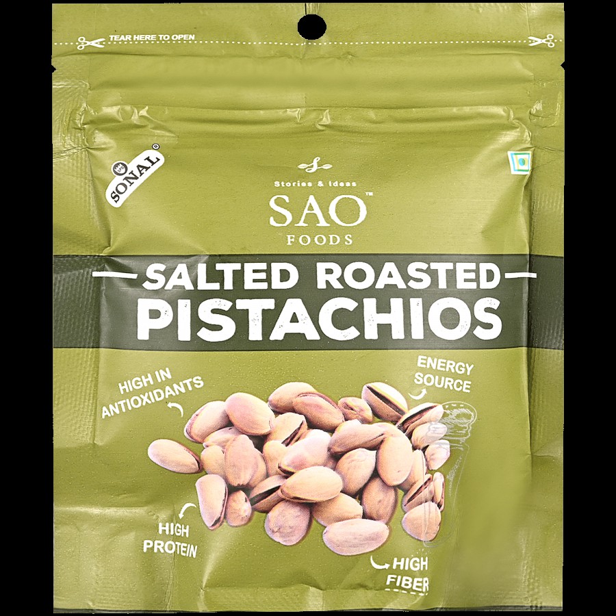 SAO Foods Salted Roasted Pistachios