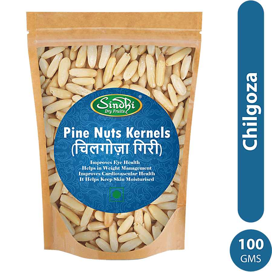 Sindhi Dry Fruits Chilgoza Giri/Pine Nuts - Without Shell