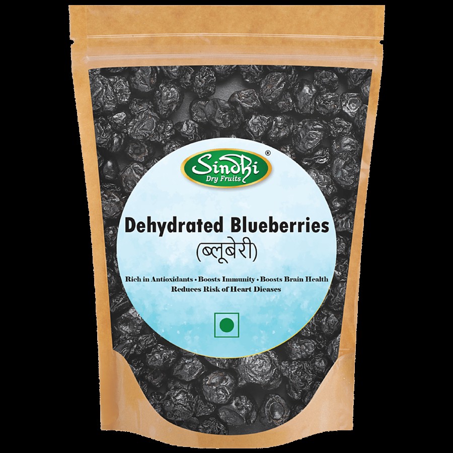 Sindhi Dry Fruits Dehydrated Blueberries - Soft & Juicy