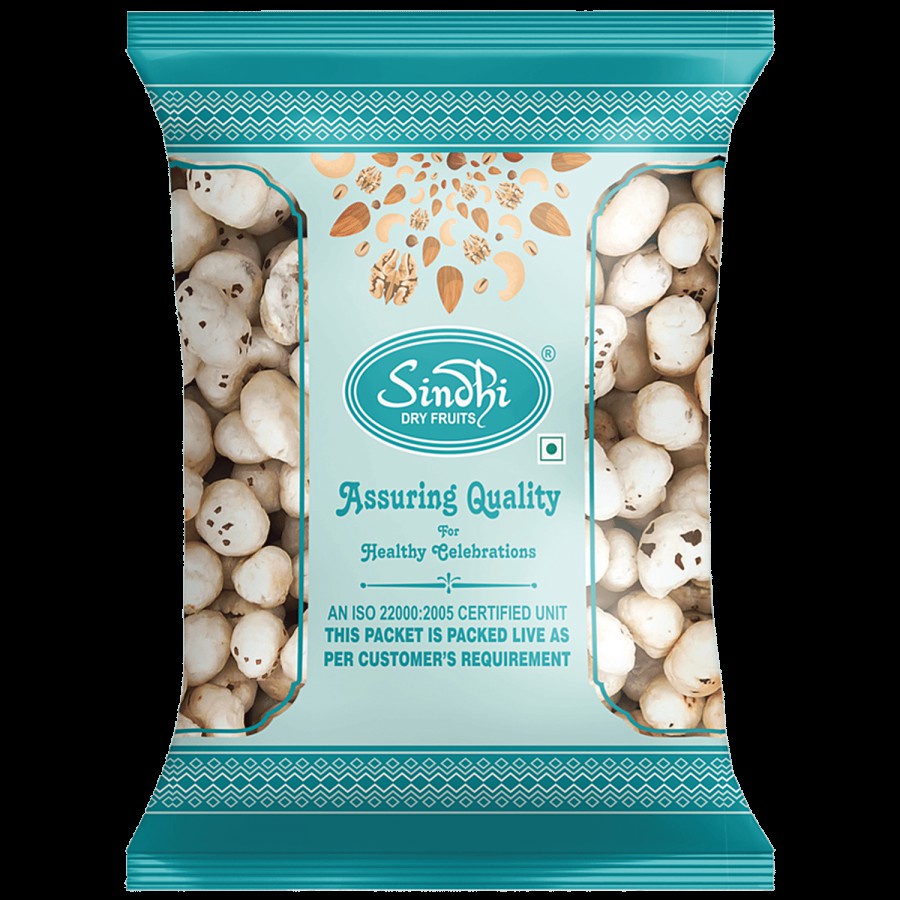 Sindhi Dry Fruits White Phool Makhana/Fox Nuts