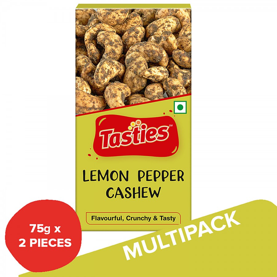 Tasties Lemon Pepper Cashew - Flavourful & Crunchy