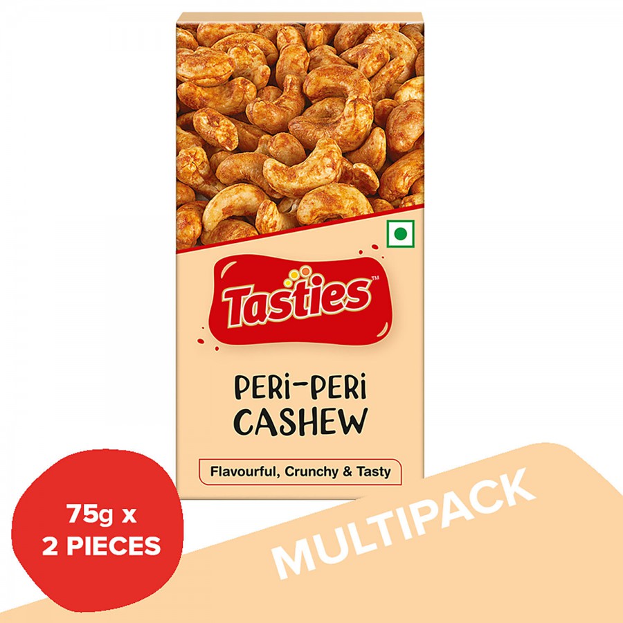 Tasties Peri Peri Cashew - Flavourful & Crunchy