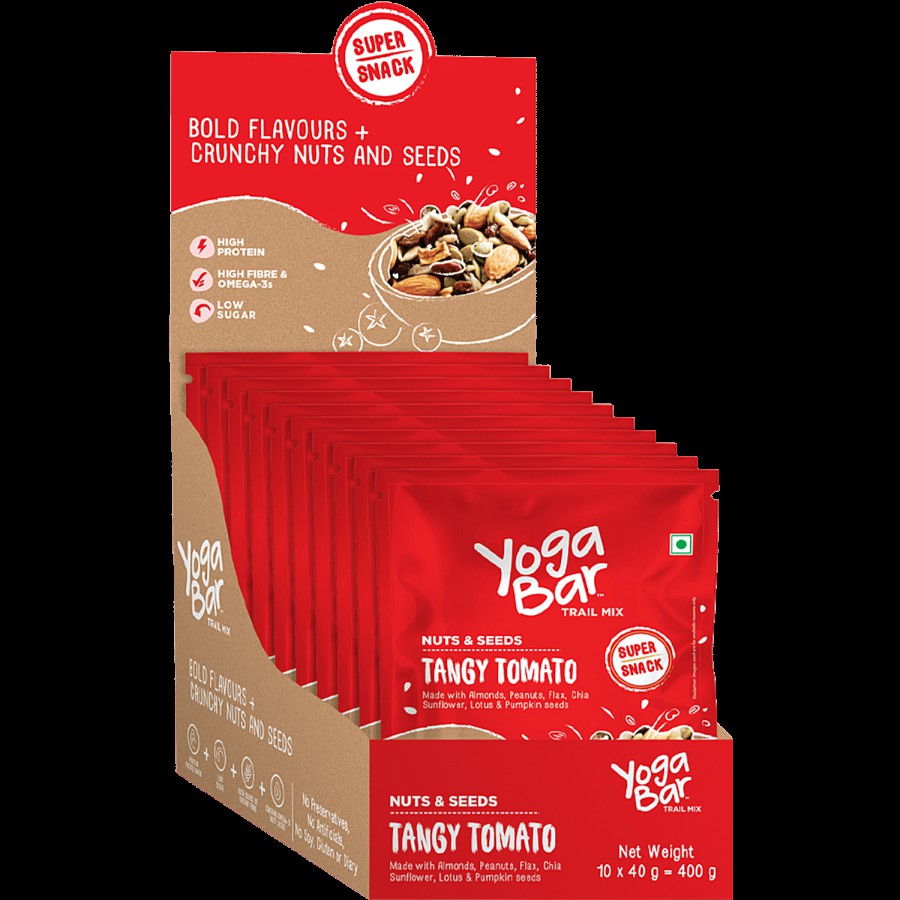 Yoga Bar Nuts & Seeds Trail Mix - Tangy Tomato