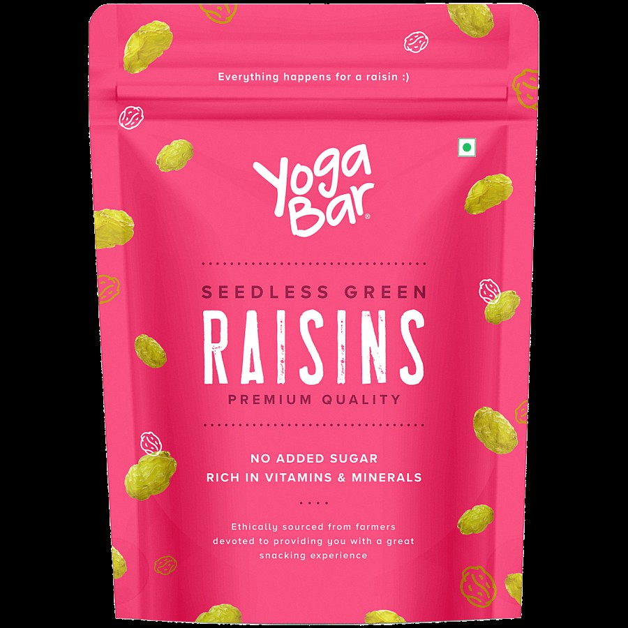 Yoga Bar Seedless Green Raisins