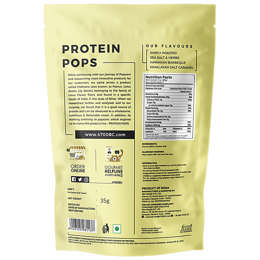 4700BC Protein Pops - Simply Roasted