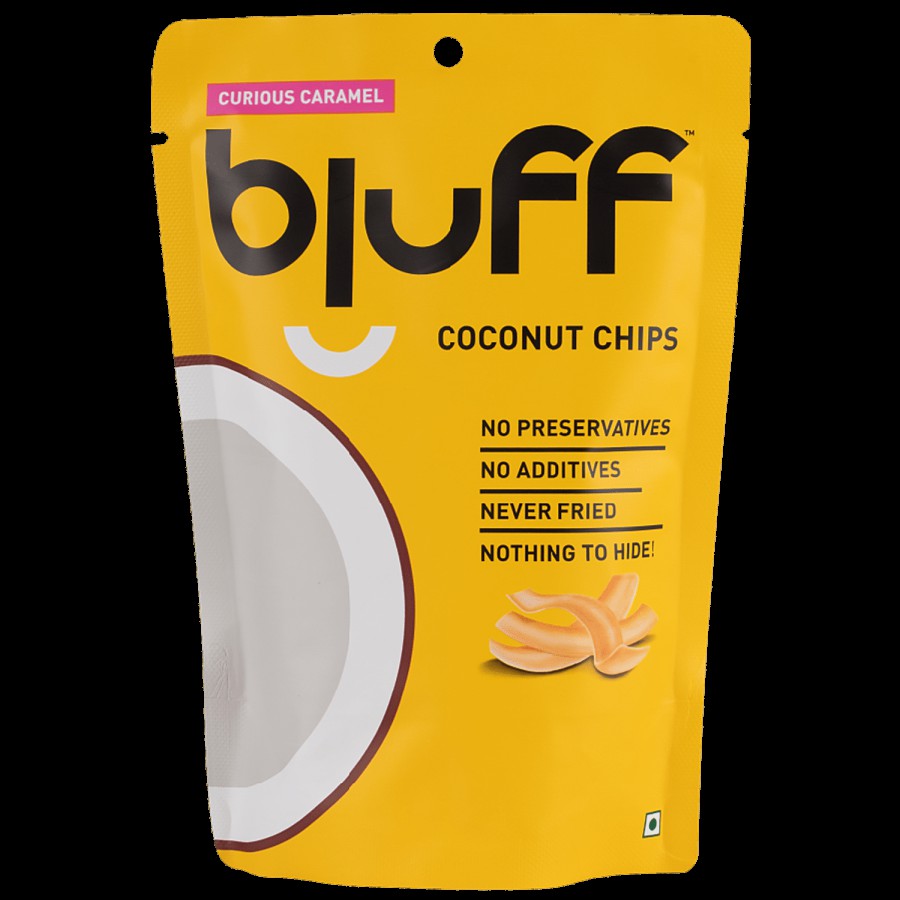 Bluff Roasted Coconut Chips - Curious Caramel + Pepper Power + Simply Sweet (30 g each)