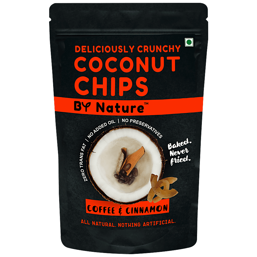 By Nature Baked Coconut Chips - Coffee & Cinnamon