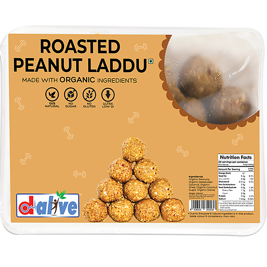 D-Alive Roasted Peanut Laddu