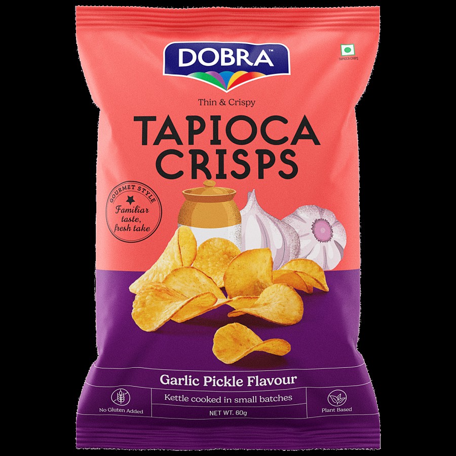 DOBRA Garlic Pickle Tapioca Crisps