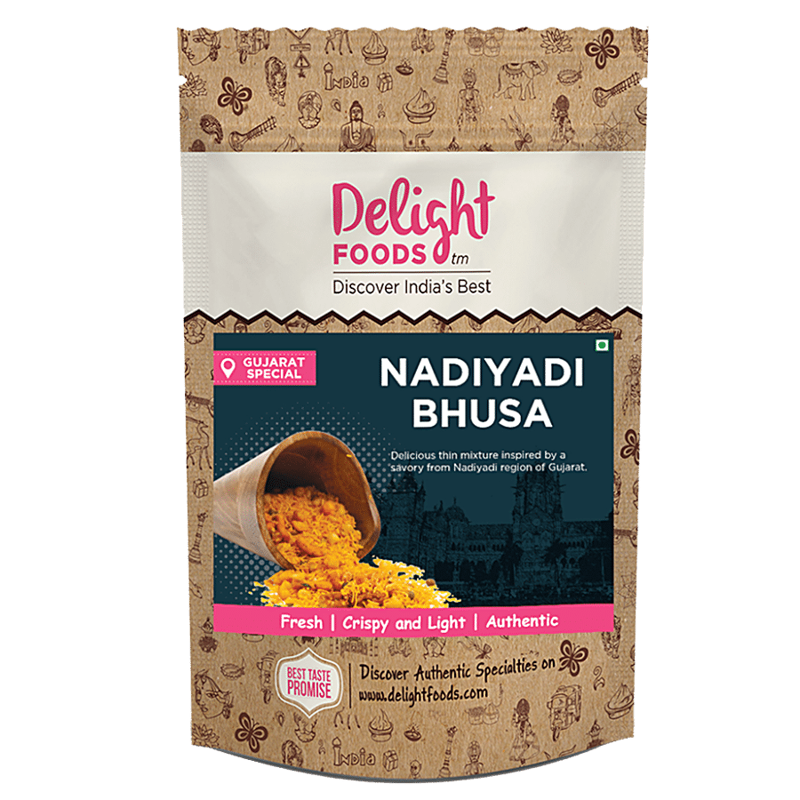 Delight Foods Nadiyadi Bhusa - Super Thin Sev Namkeen