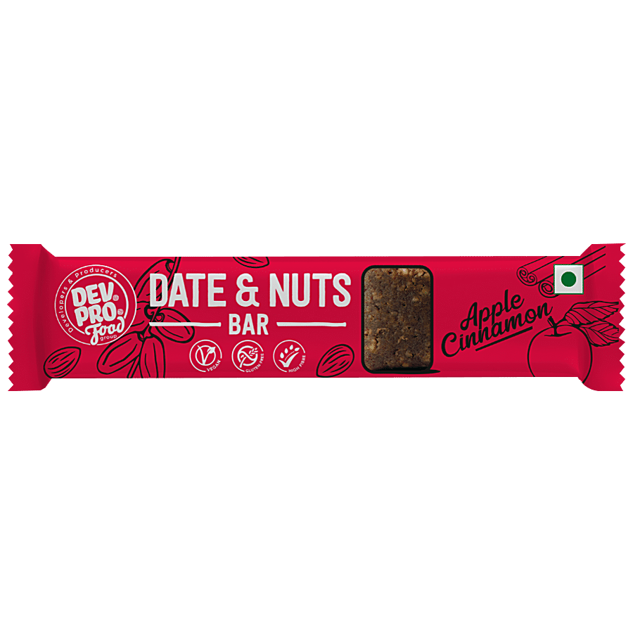 Dev. Pro. Food Group Date & Nuts Bar - Apple Cinnamon