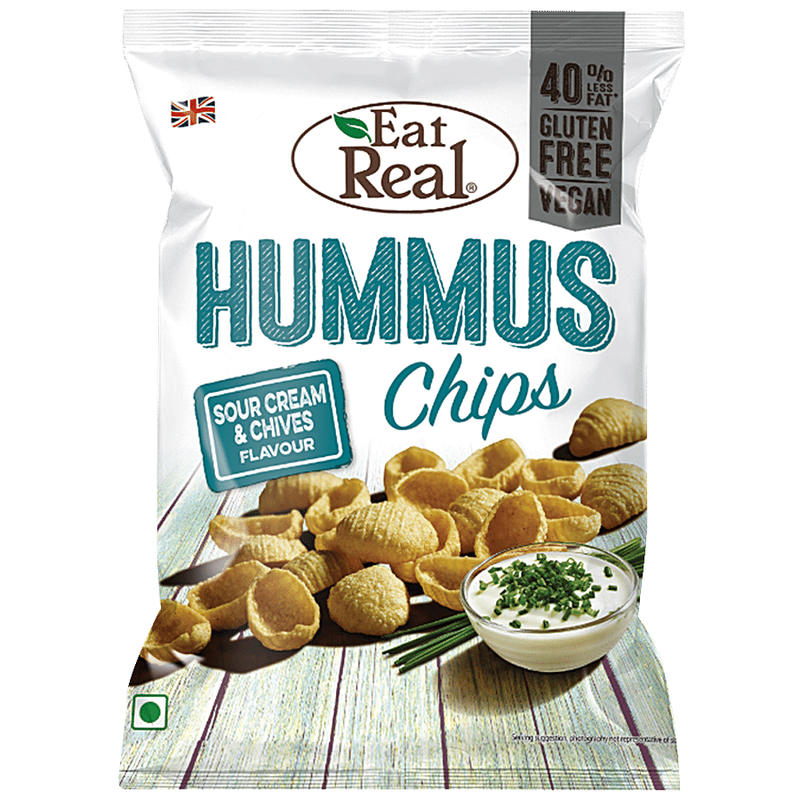 Eat Real Hummus Chips - Sour Cream & Chives Flavour