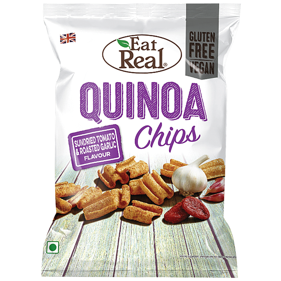 Eat Real Quinoa Chips - Sundried Tomato & Roasted Garlic Flavour