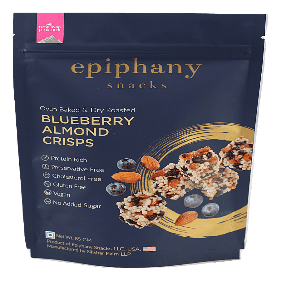 Epiphany Snacks Blueberry Almond Crisps