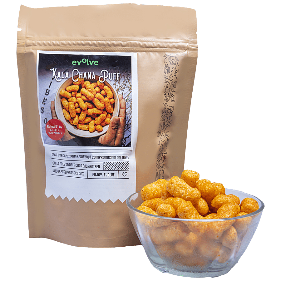 Evolve Spicy Black Gram - Kala Chana Puffs