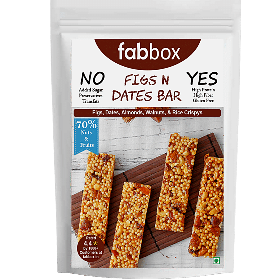 Fabbox Figs & Dates Health Bar - No Added Sugar