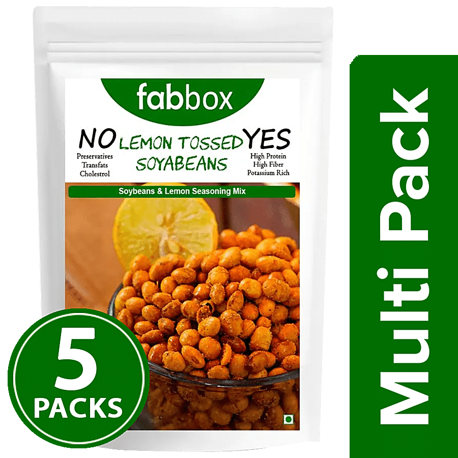 Fabbox Lemon Tossed Soya Beans - Seasoning Mix