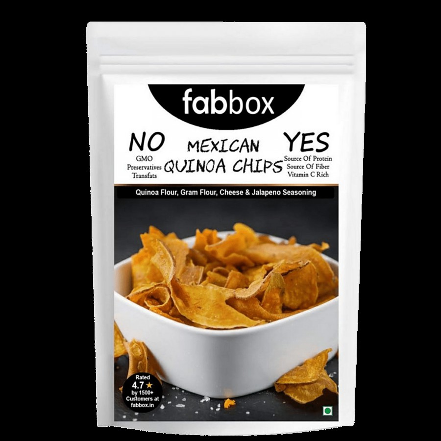 Fabbox Quinoa Chips - Cheesy Jalapeno