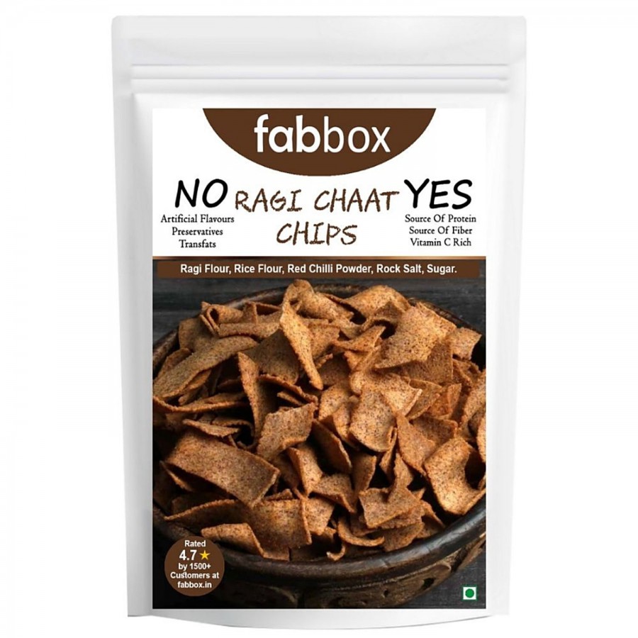 Fabbox Ragi Chat Chips - Vacuum Fried