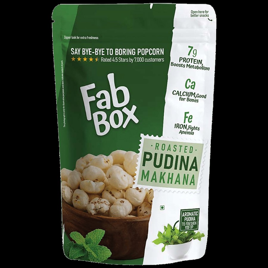 Fabbox Roasted Makhana - Pudina