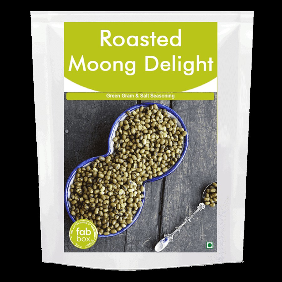 Fabbox Roasted Moong Delight - Salt Seasoning