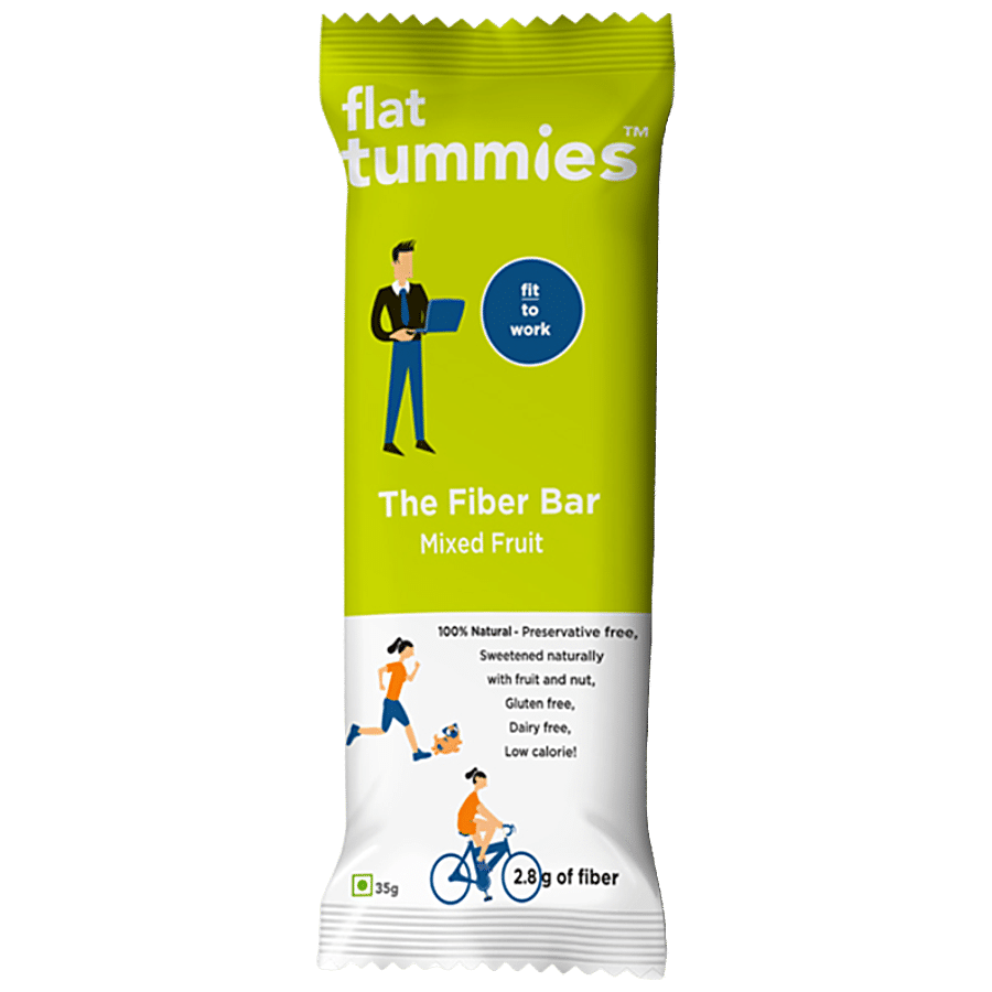 Flat Tummies The Fiber Bar - Mixed Fruit