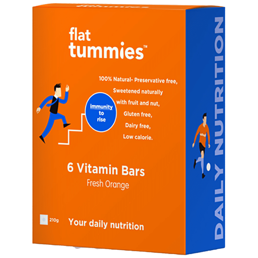 Flat Tummies The Vitamin Bars - Fresh Orange