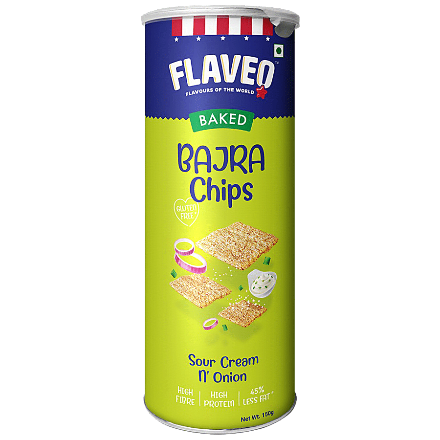 Flaveo Bajra Chips - Sour N Cream