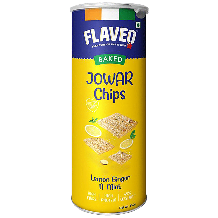 Flaveo Jowar Chips - Lemon Ginger N Mint