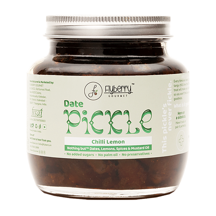 Flyberry Gourmet Date Pickle - Chilli Lemon