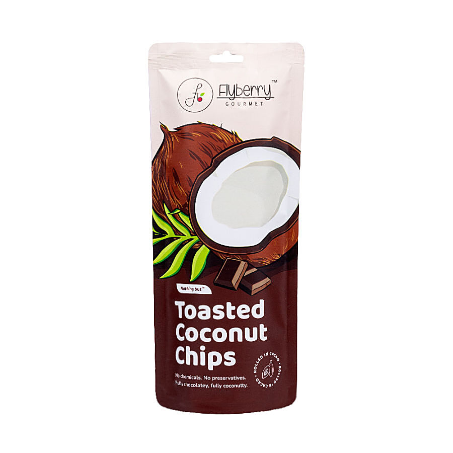 Flyberry Gourmet Toasted Coconut Chips - Crispy