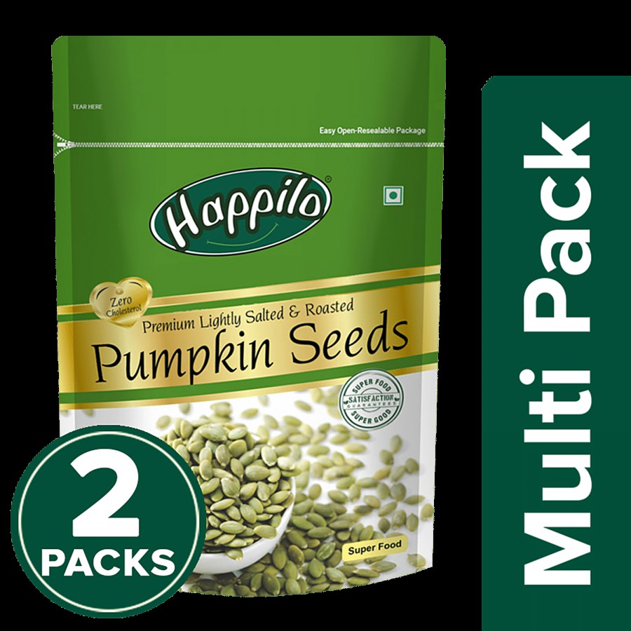 Happilo Premium Lightly Salted & Roasted Pumpkin Seeds