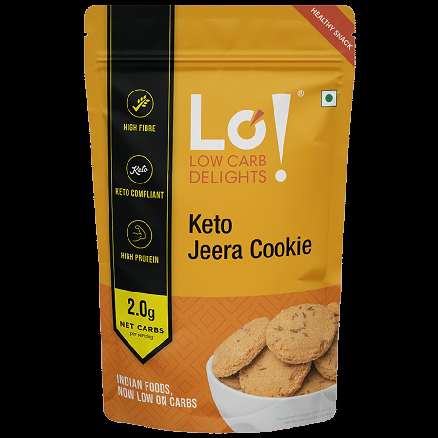 LO! Foods Keto Jeera Cookies - No Added Sugar